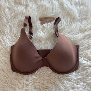 Skims Fits Everybody Scoop Plunge Bra Jasper Size 36DDDD